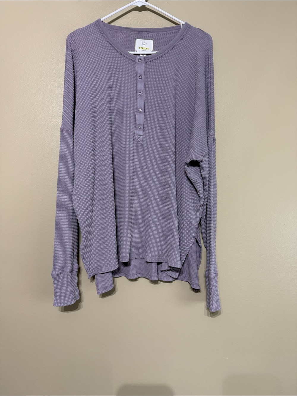 Aerie waffle henley
